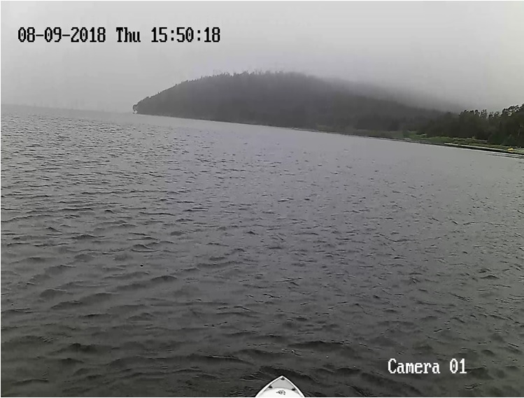 Испытания на озере Тунайча. Вид с видеокамеры